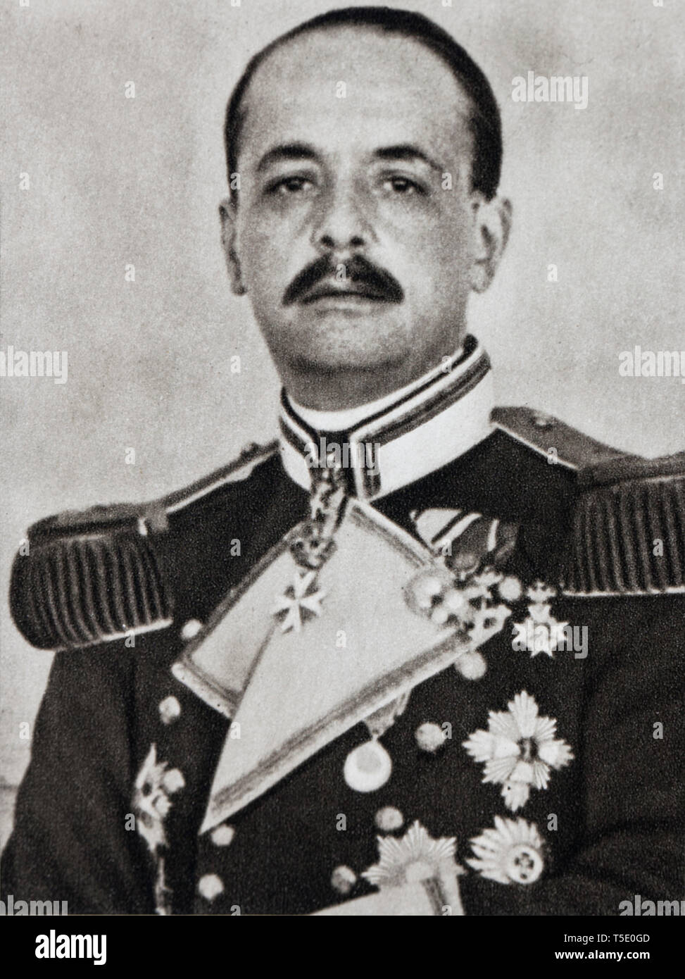 Count Stefan Csaky who served as Minister of Foreign Affairs of Hungary between 1938 and 1941. Stock Photo