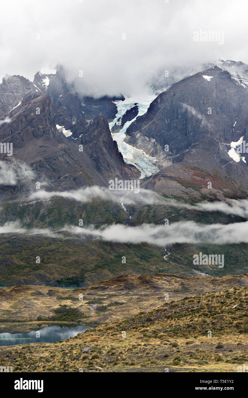 Chile torres del paine lake glaciers hi-res stock photography and ...