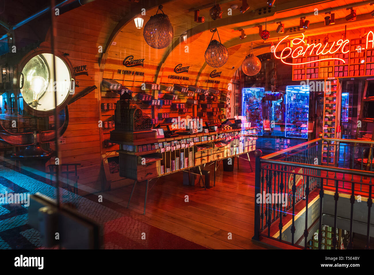 Famous Comur - conserveira de portugal cannery store with Portuguese