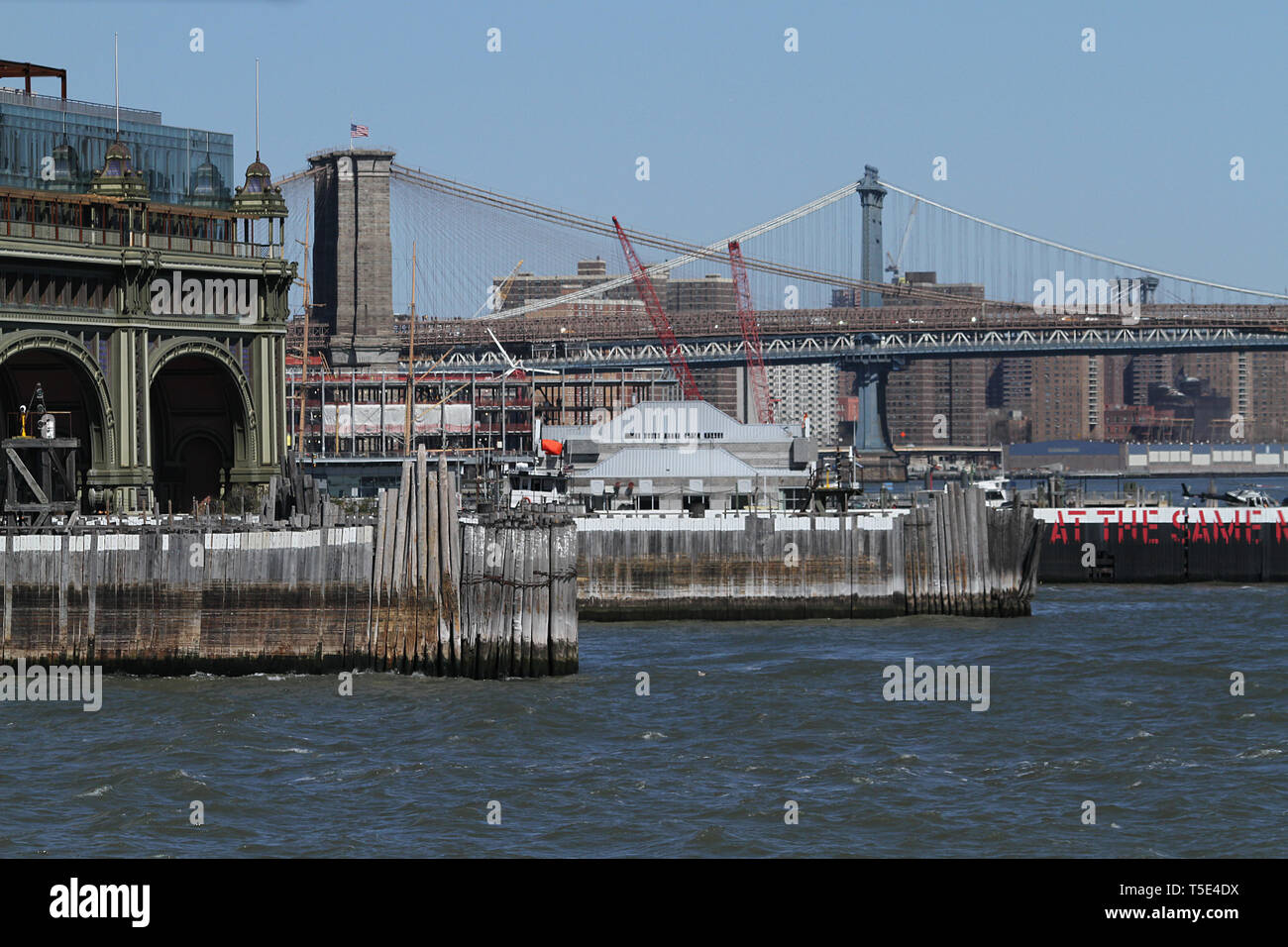 Ferry Terminals for the Governors Island, the Manhattan helipad, and