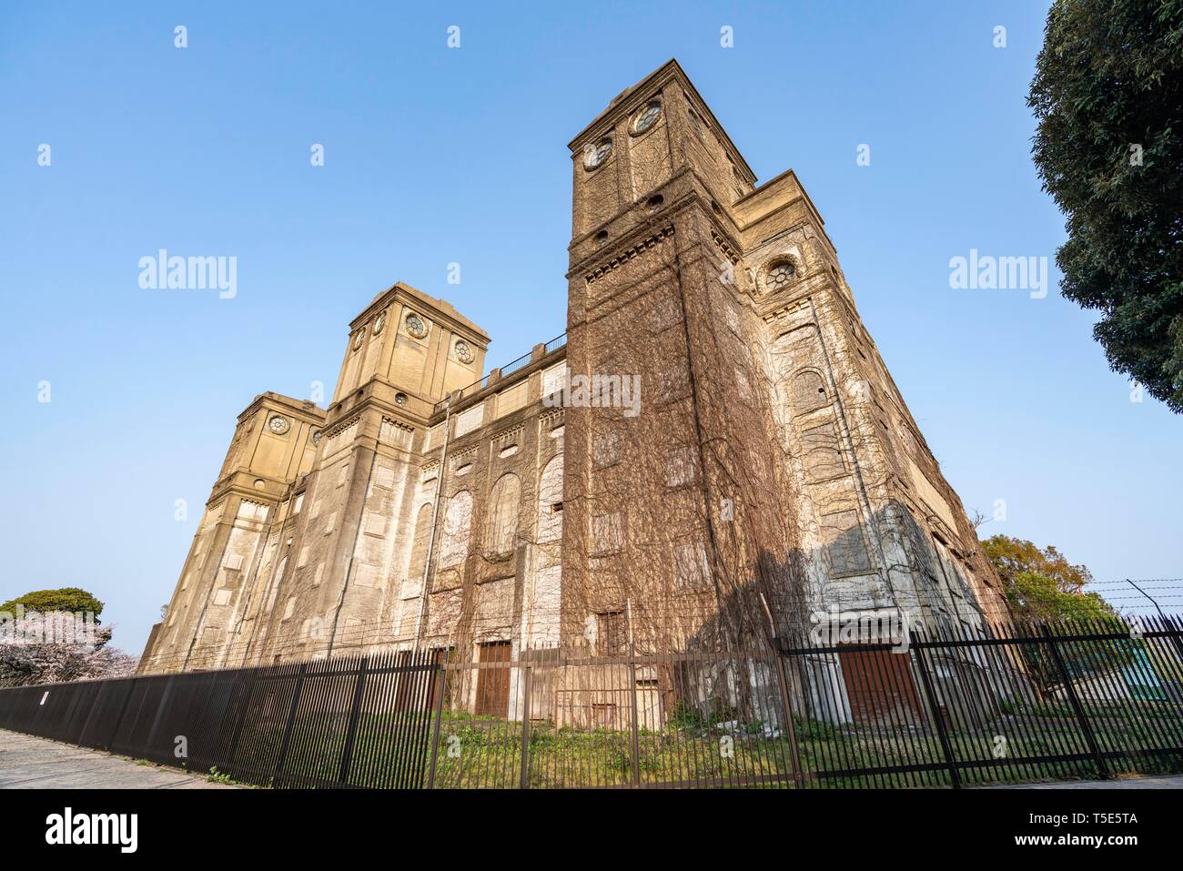 Former Horse watching building, Negishi Forest Park, Naka-Ku, Yokohama City, Kanagawa Prefecture, Japan Stock Photo