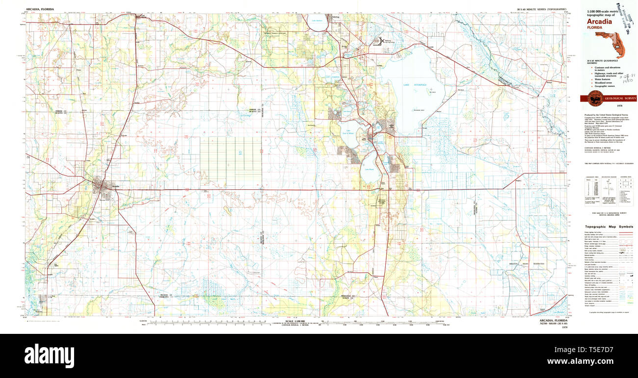 Map of arcadia hires stock photography and images Alamy