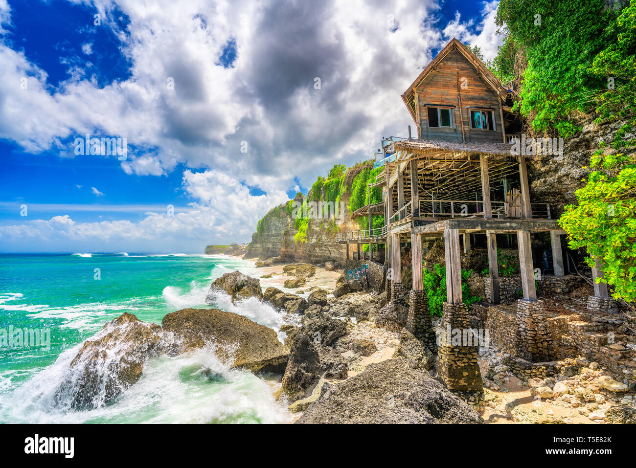 Nature Landscape tropical beach Pantai Cemongkak in Bali, Indonesia