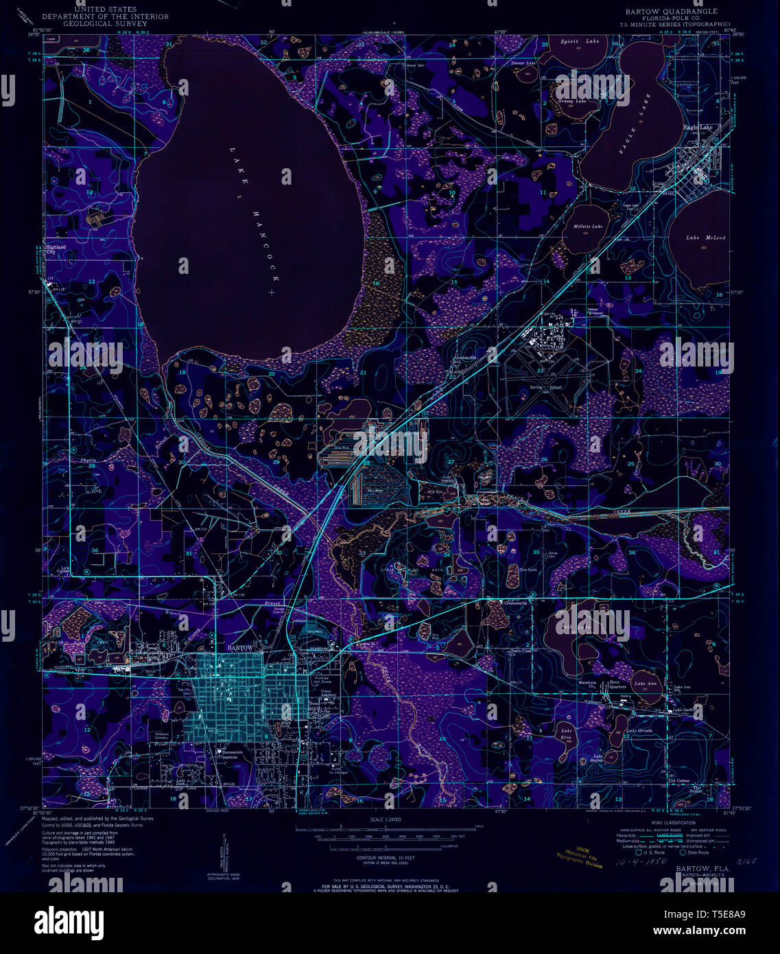 Bartow map hires stock photography and images Alamy