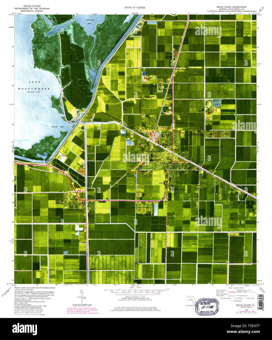 Belle glade map Cut Out Stock Images & Pictures Alamy