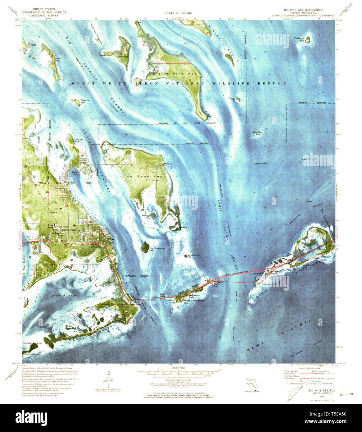 Big pine key map hires stock photography and images Alamy