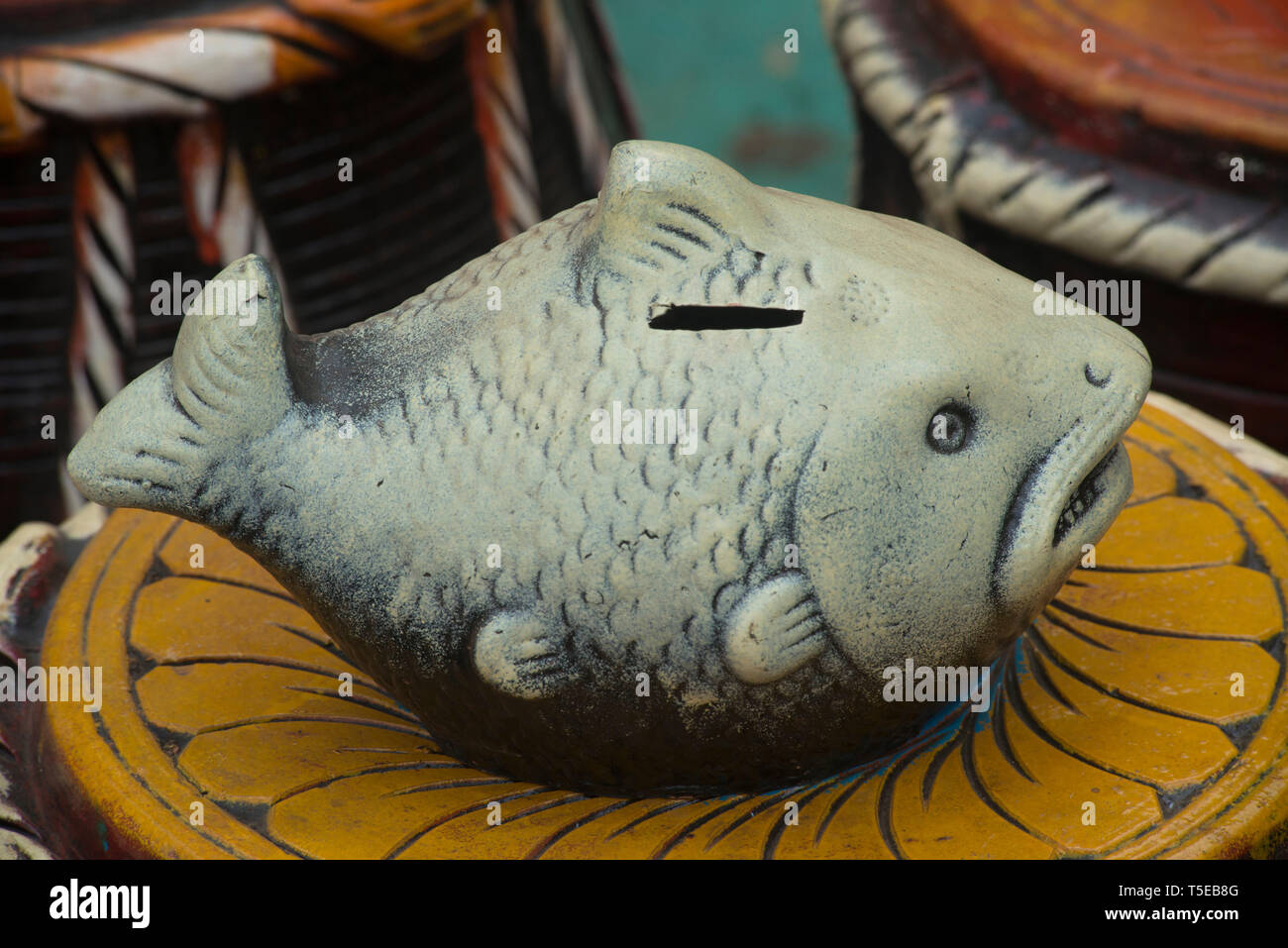 fish shape Piggy Bank for children, kept for sell, Thane, Maharashtra,  India, Asia Stock Photo - Alamy