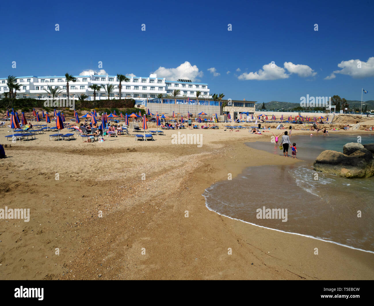 Corallia beach, Coral Bay, Paphos, Cyprus Stock Photo Alamy