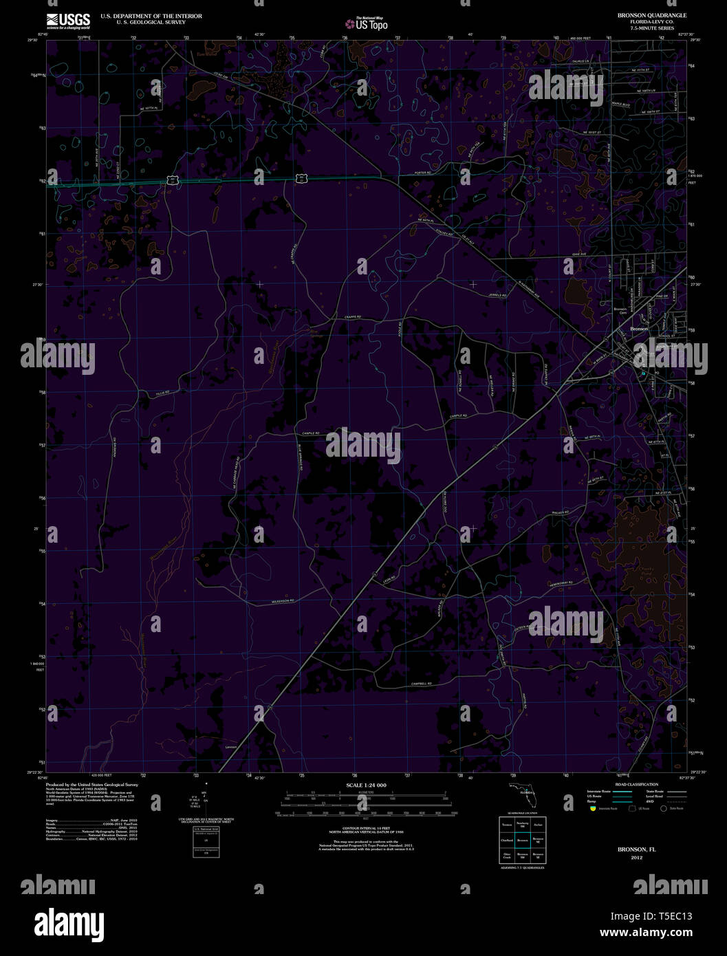 Bronson map hires stock photography and images Alamy