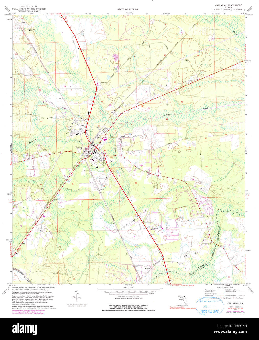 Map of callahan hires stock photography and images Alamy