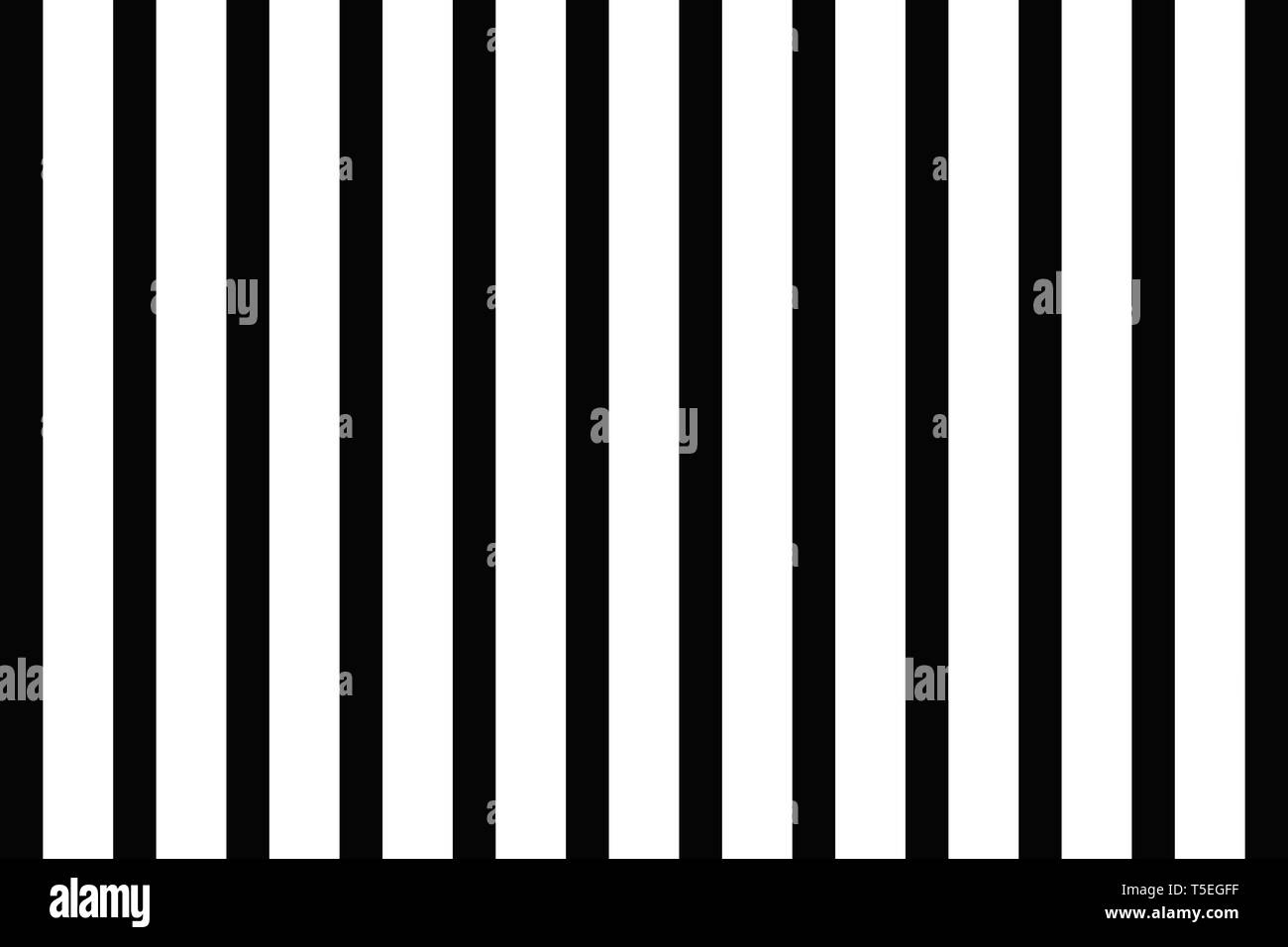 Illustration of black and white stripes, used for backgrounds. EPS10.Vector Illustration Stock