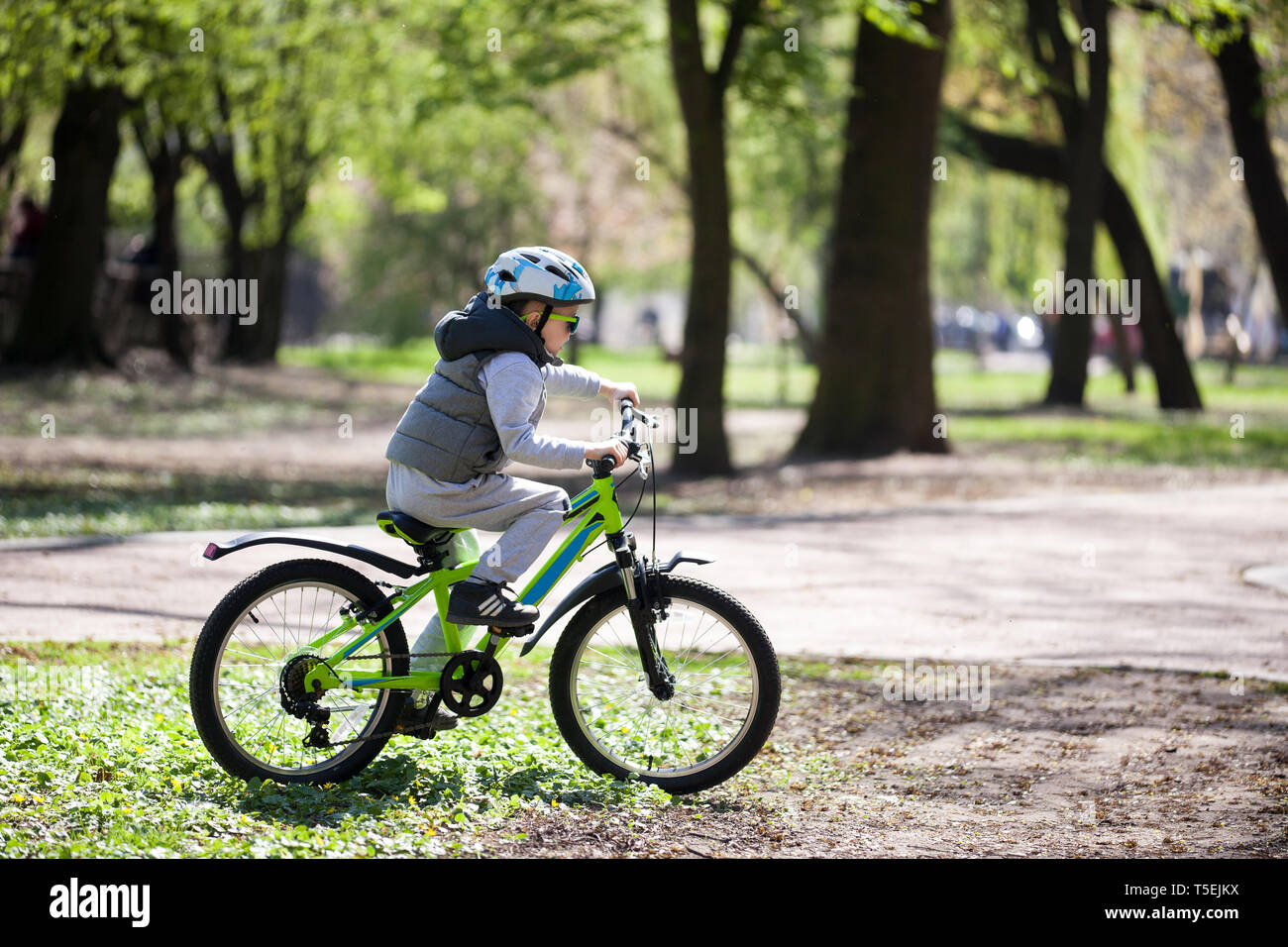 rides a bike