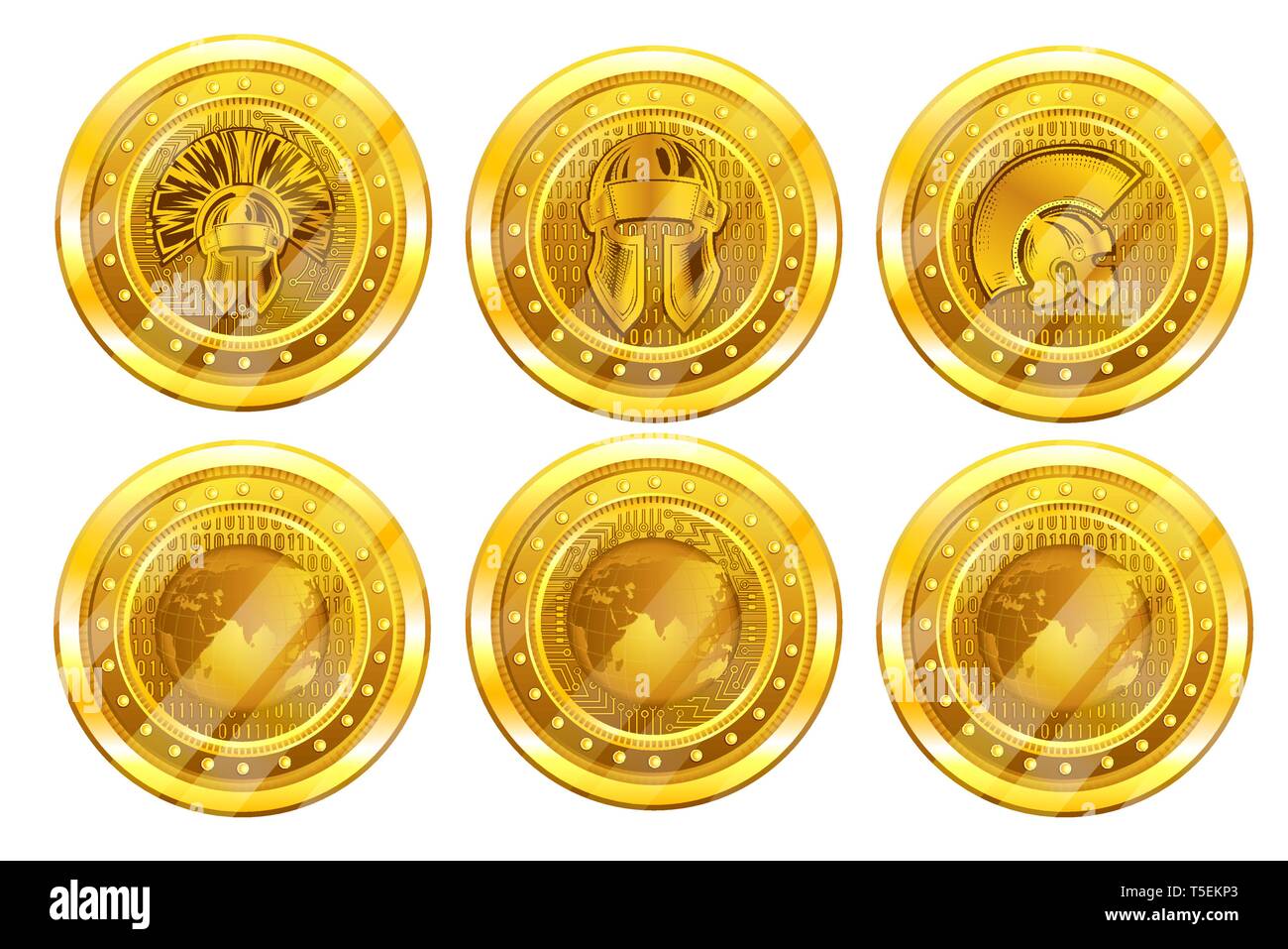 Gold backed crypto coin (88) foto