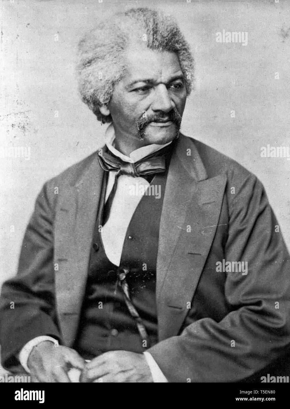 Frederick Douglass (1818-1895), portrait, c. 1850 Stock Photo