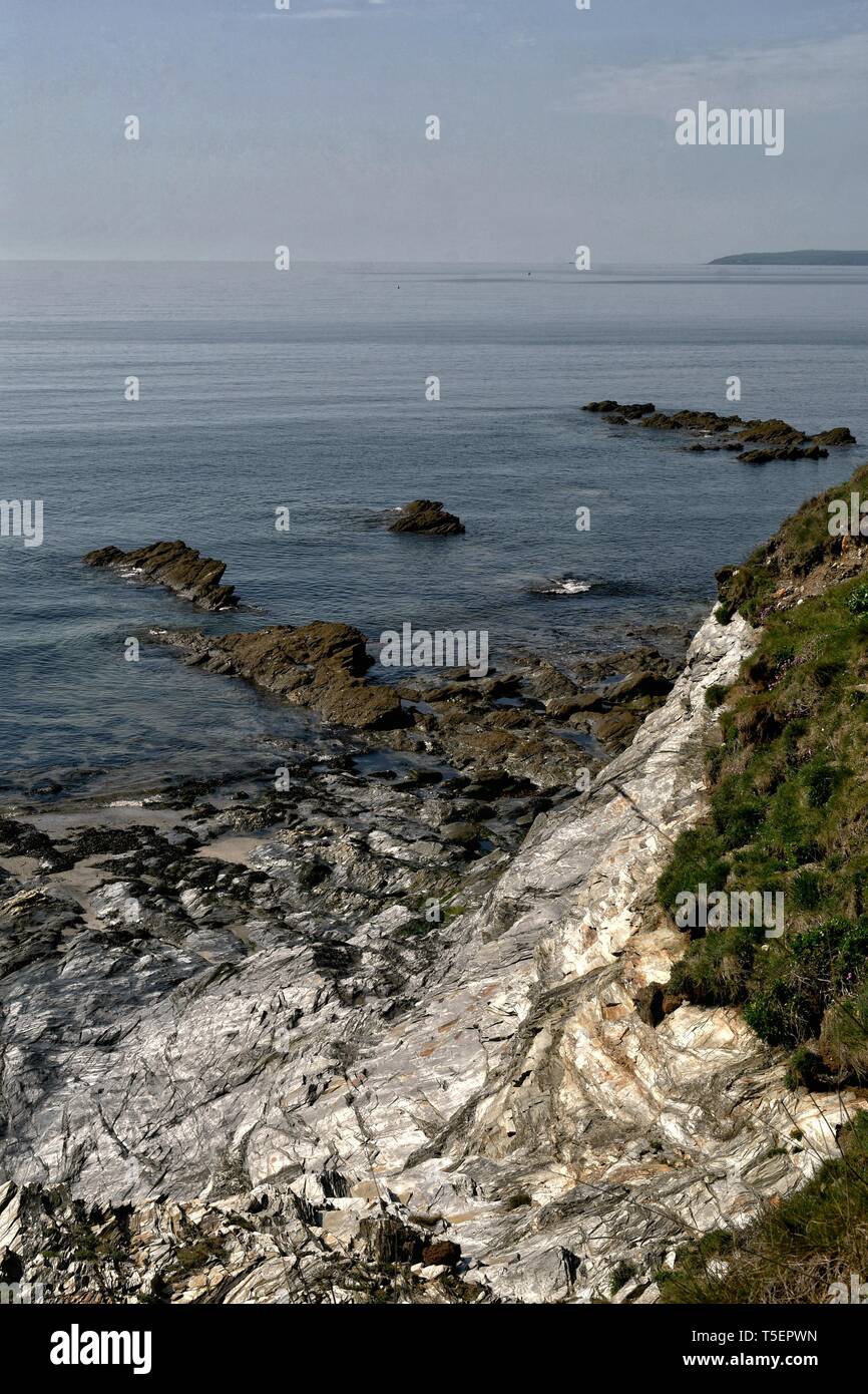 Carlyon Bay in Cornwall Stock Photo Alamy
