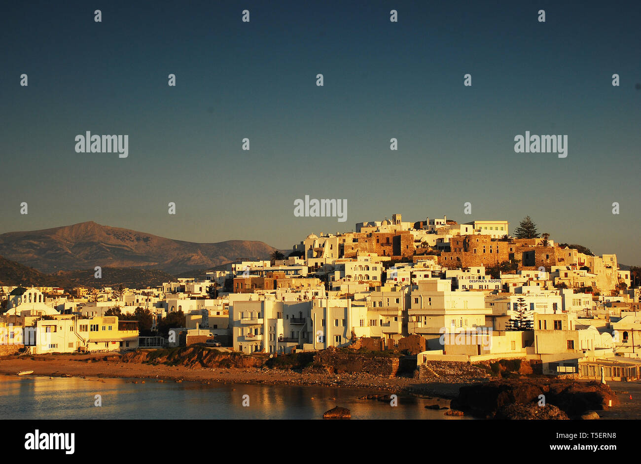 Chora, Naxos town, Naxos Island, Cyclades, Greece Stock Photo