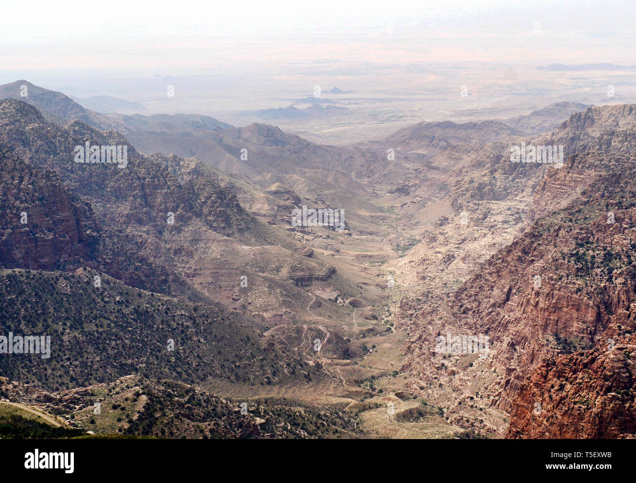A view of the Dana Biosphere Reserve in Jordan Stock Photo - Alamy