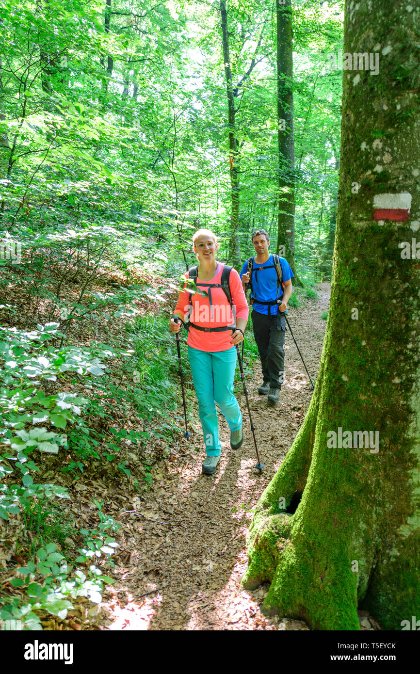 Hiking hike adventure trail hi-res stock photography and images - Alamy