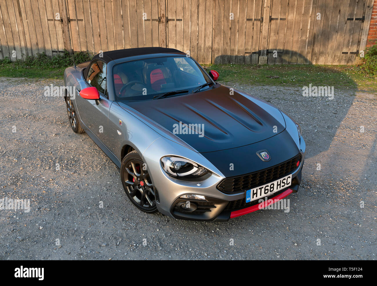 2018 Fiat 124 Abarth Spider Stock Photo