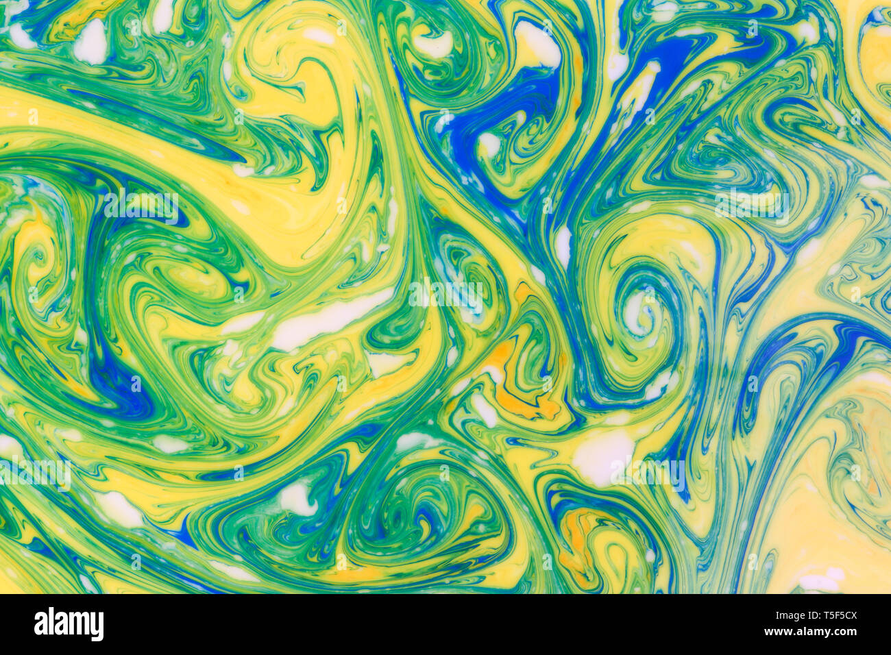 Green blue yellow marble texture background Stock Photo Alamy