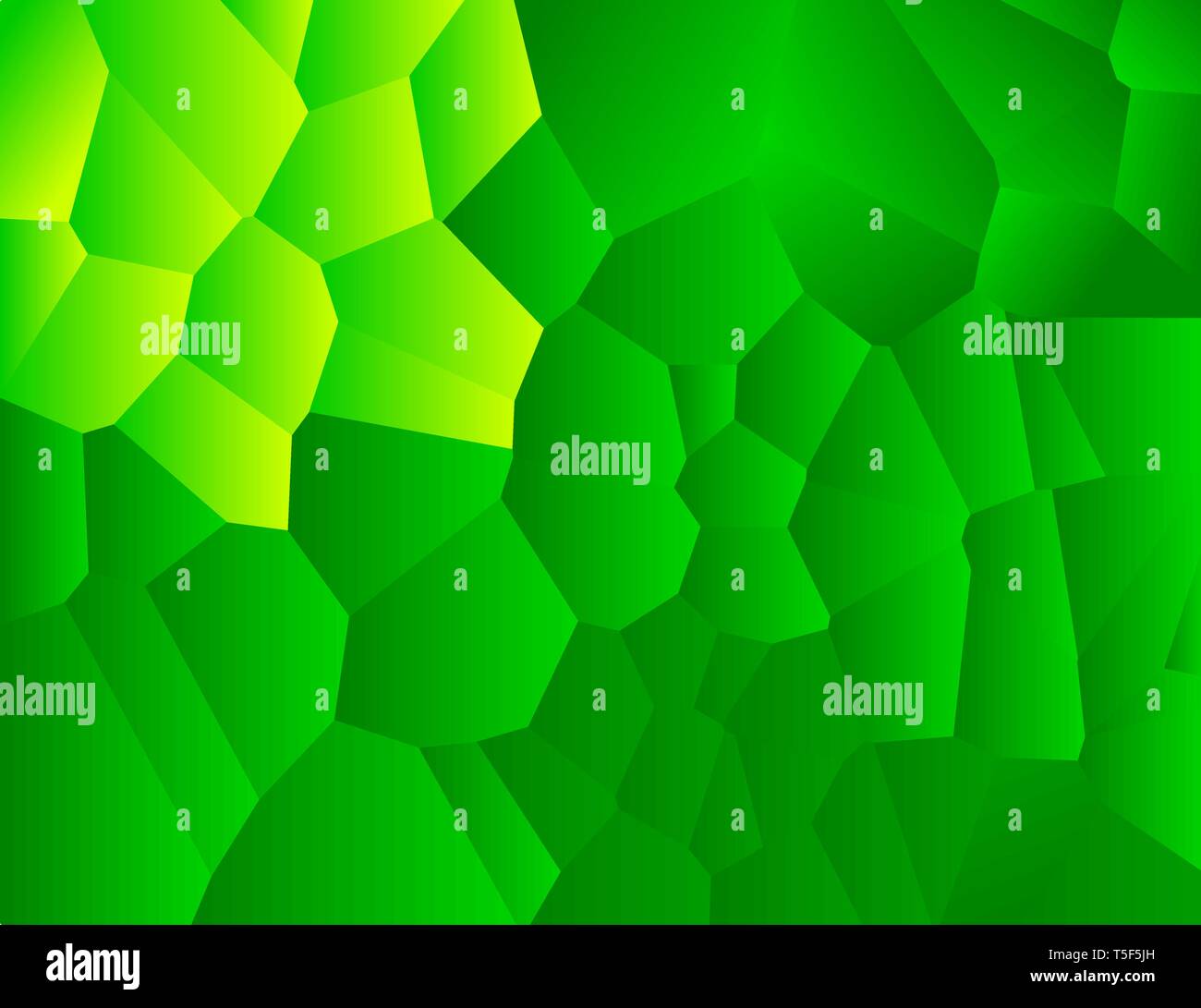 Abstract green mosaic background vector. Stock Vector