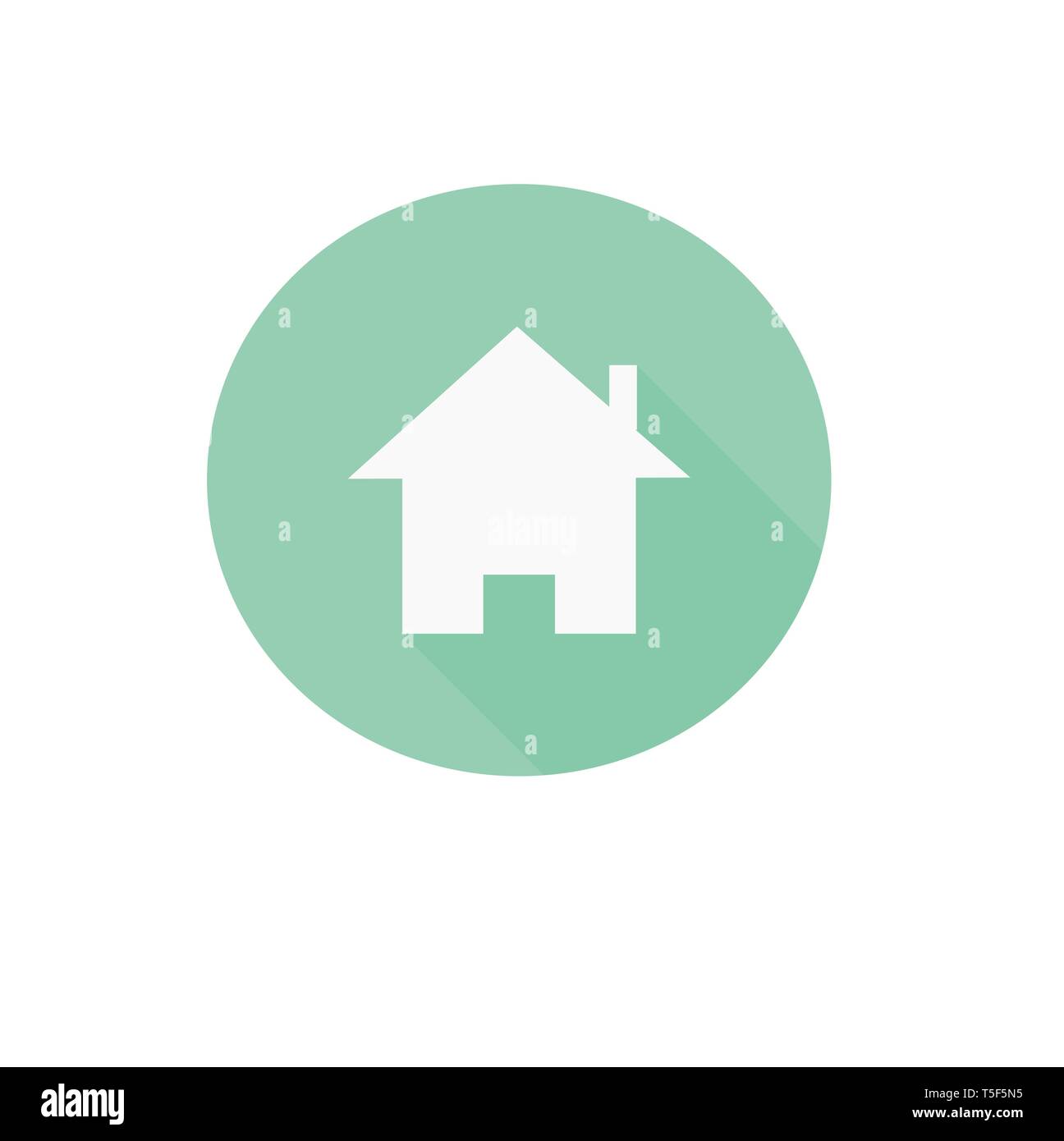 icone home vector pastel Stock Vector