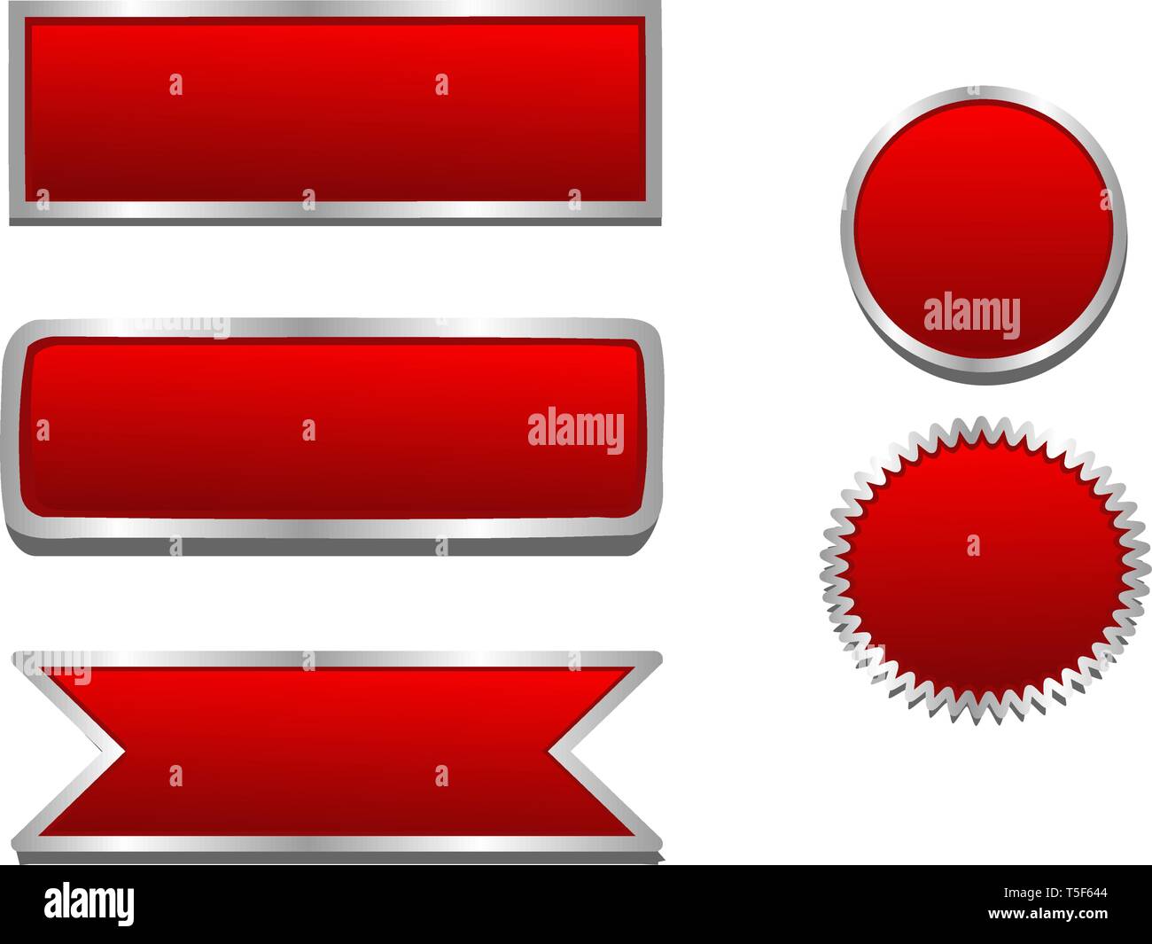 Square blank background set Stock Vector Images - Alamy