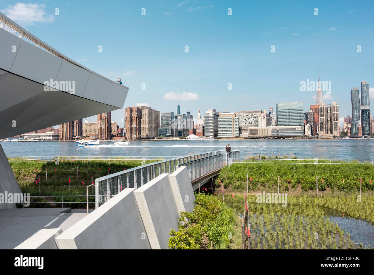 Grassland and East River from the ramp leading to the overlook. Hydro