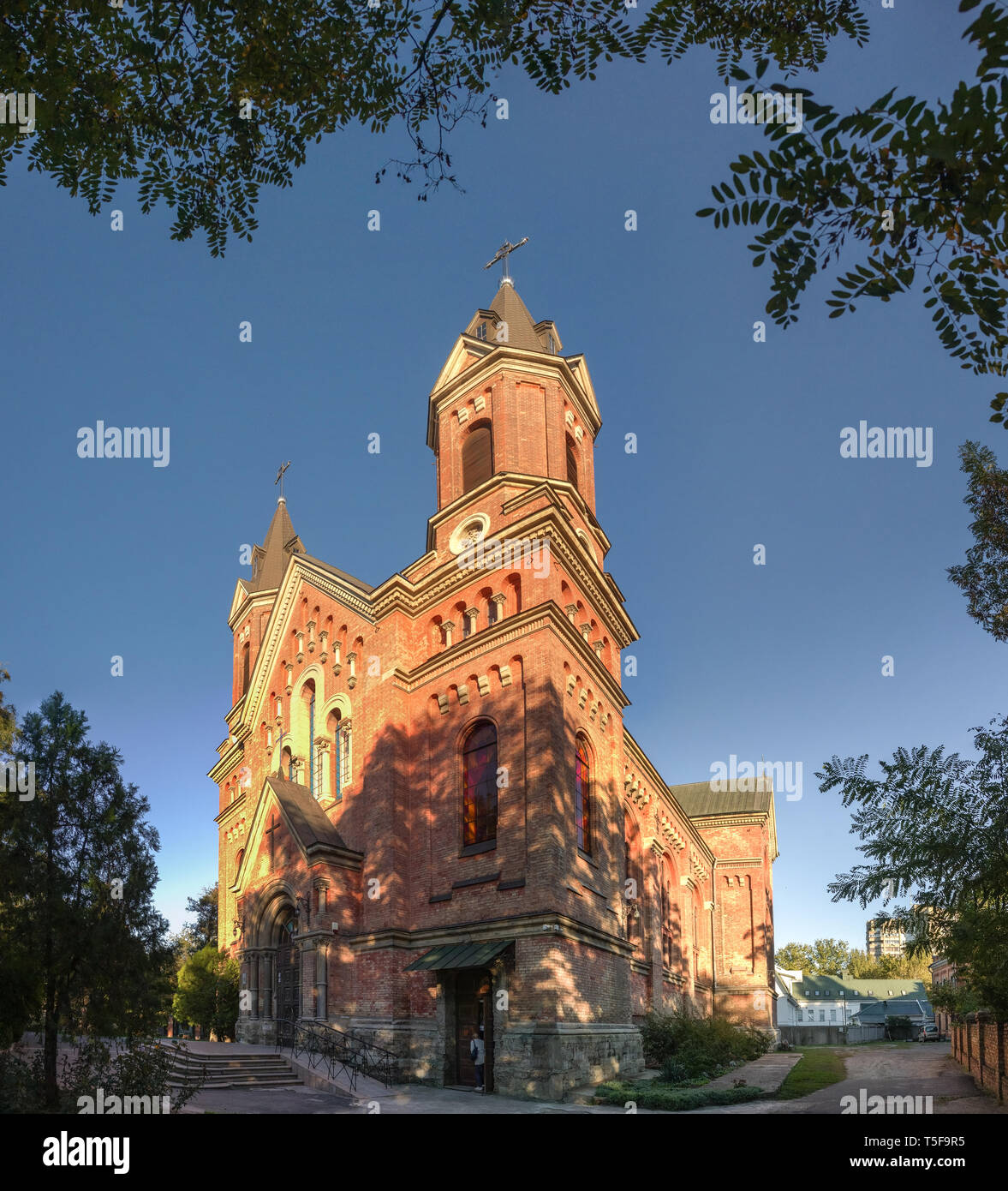 Catholic church of St. Joseph in Nikolaev, Ukraine Stock Photo