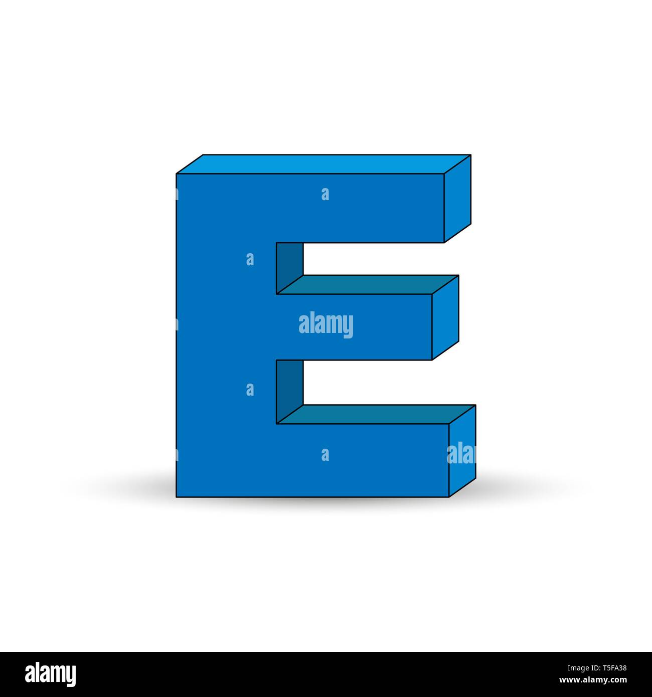 Three Dimensional Image Of The Letter E The Simulated 3d Volume Simple Design Stock Vector Image Art Alamy Three Dimensional Image Of The Letter E The Simulated 3d Volume Simple Design Stock Vector Image Art Alamy