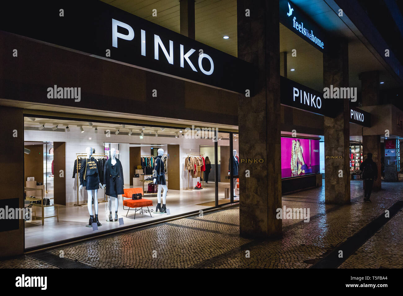 Pinko store in Avenida da Liberdade - Avenue of Liberty in Lisbon Stock  Photo - Alamy