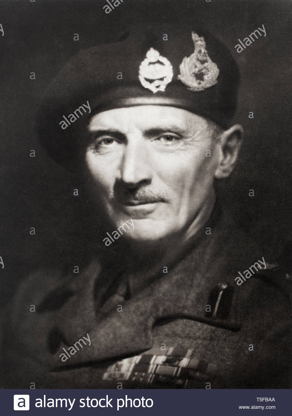 Field Marshal Bernard Law Montgomery High Resolution Stock Photography