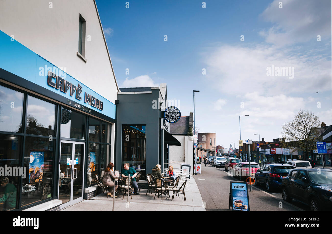 Ballyhackamore in East Belfast Stock Photo