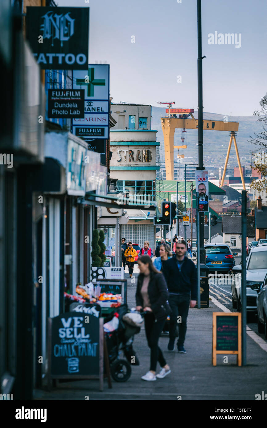 Belmont Road, East Belfast Stock Photo Alamy