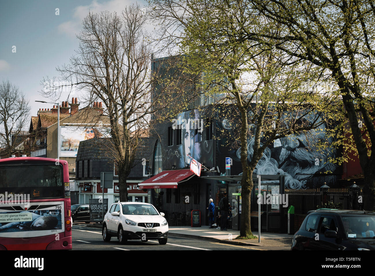 Ballyhackamore in East Belfast Stock Photo