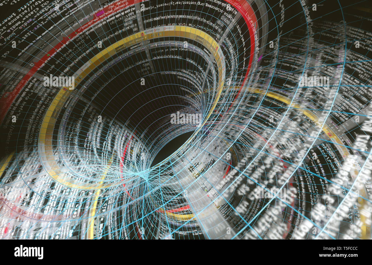 Wallpaper Of Tech Concept Pattern And Big Data Structurenet And