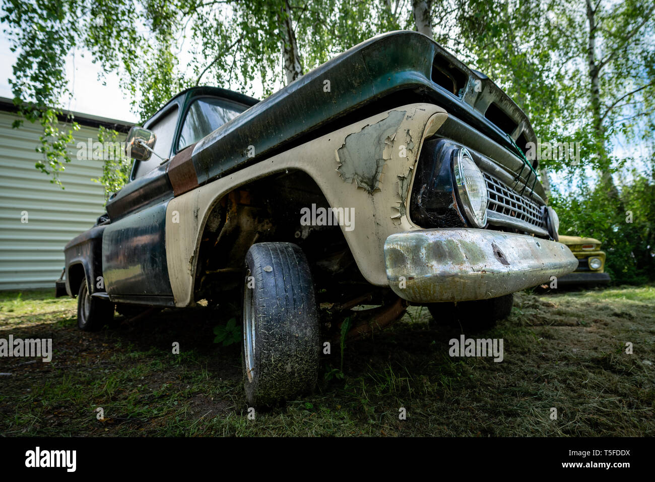 BERLIN - MAY 05, 2018: Full-size pickup truck Chevrolet C/K Shortbed Stepside, 1963. Stock Photo