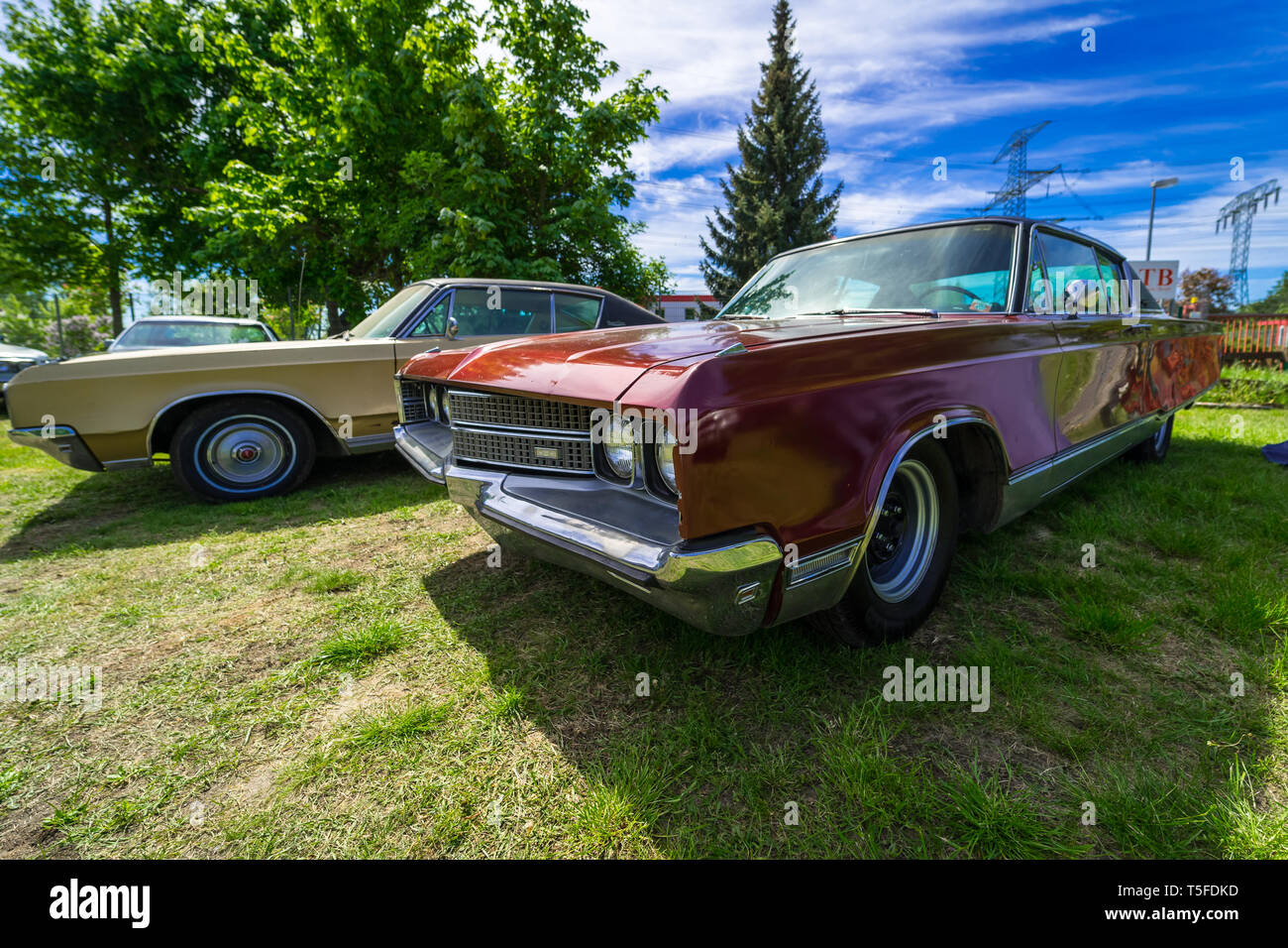 BERLIN - MAY 05, 2018: Full-size car Chrysler New Yorker, 1968. Stock Photo