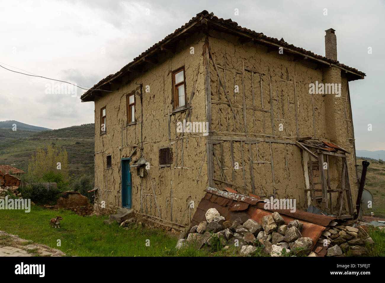 mud brick house in a village Stock Photo Alamy — free download