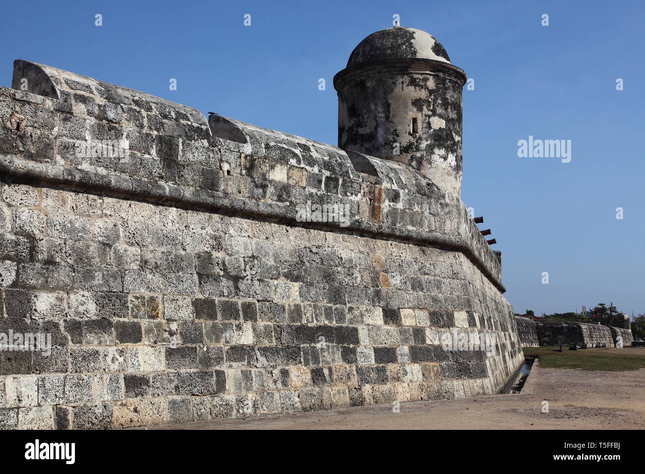 Thick walls built by the Spanish in 18th.Century surround the historic
