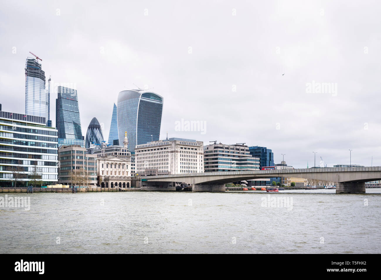 London Bridge and The City, London Stock Photo - Alamy