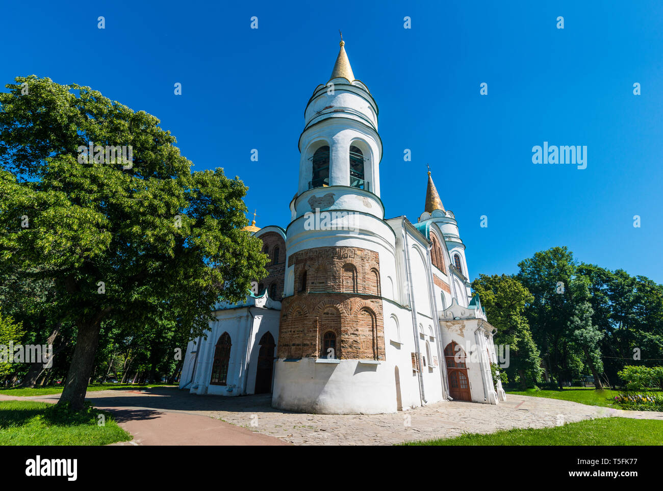 Transfiguration Cathedral, Chernihiv, Ukraine Stock Photo