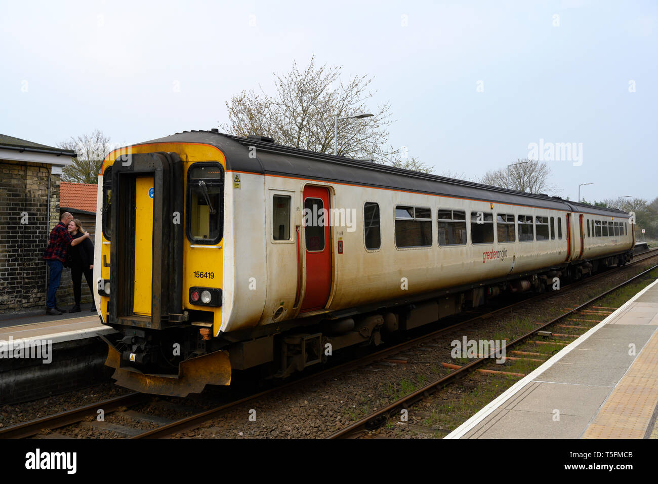 Darsham railway station on the East Suffolk branch line between Ipswich