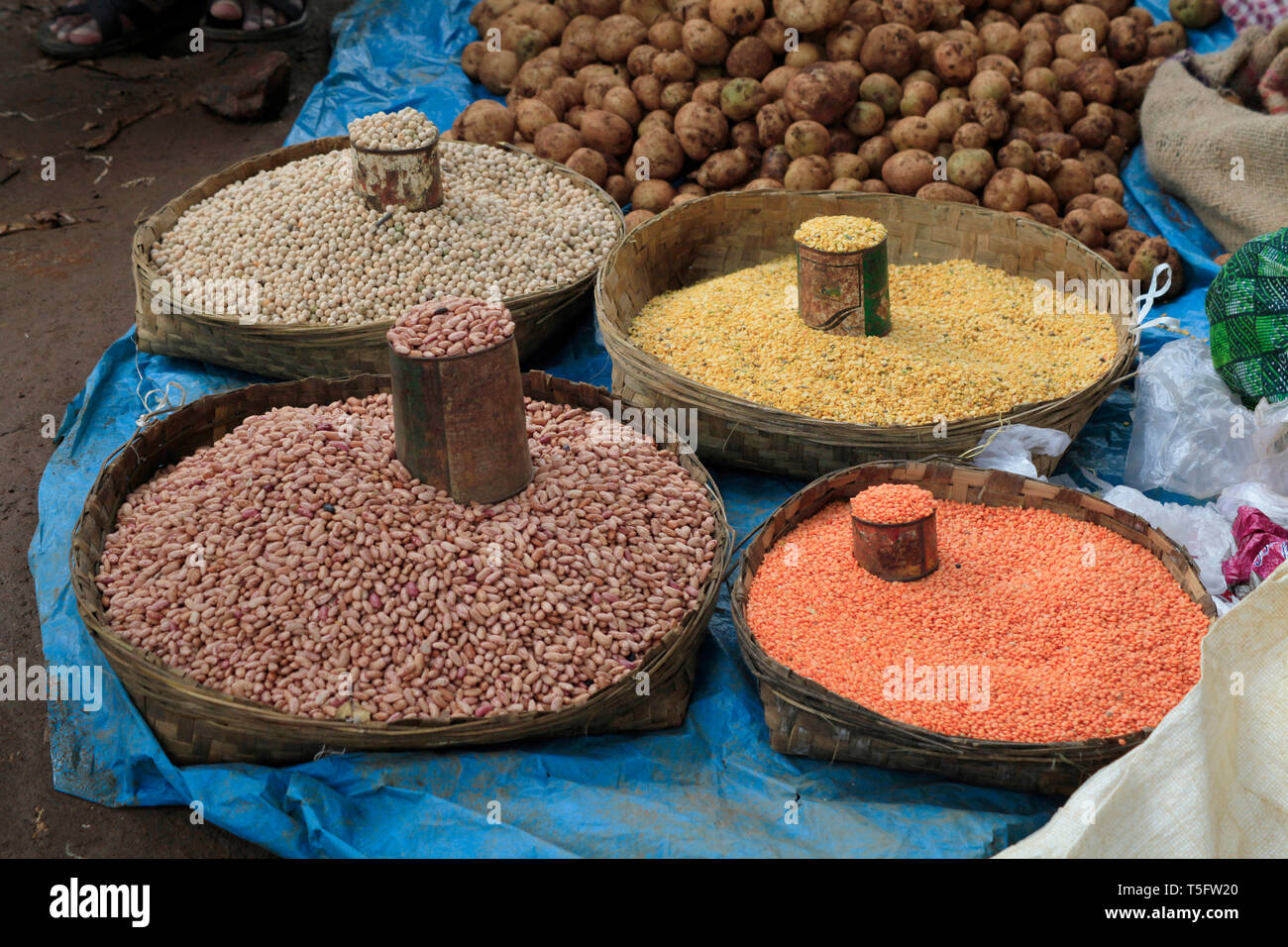 Tribal weekly market, kundilli, odisha, India, Asia Stock Photo