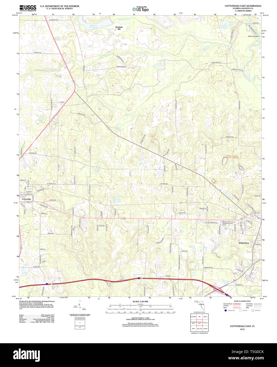 Cottondale map hires stock photography and images Alamy