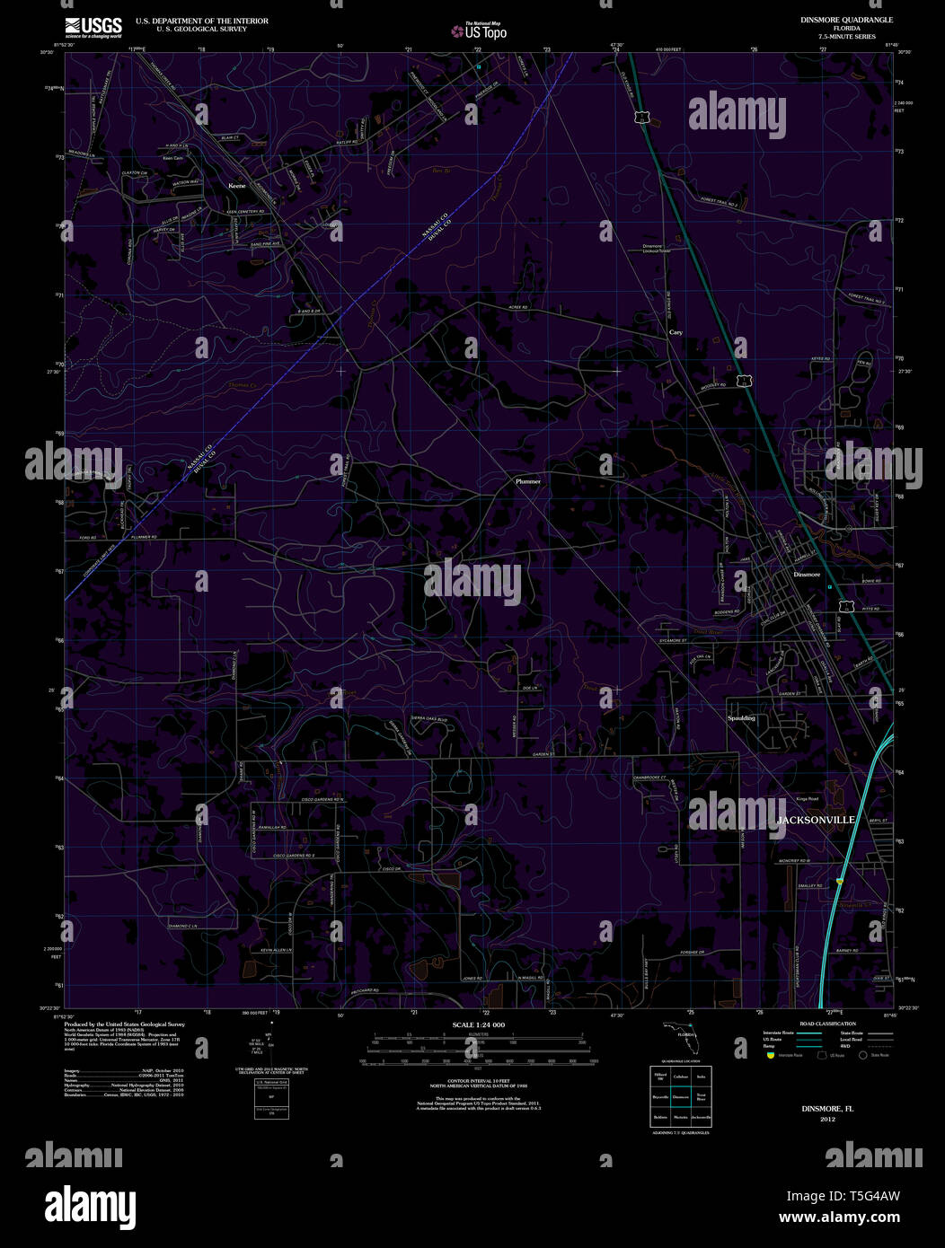 Map of dinsmore hires stock photography and images Alamy