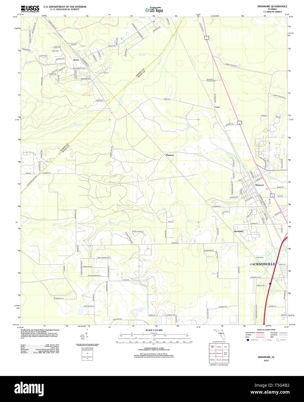 Map of dinsmore hires stock photography and images Alamy