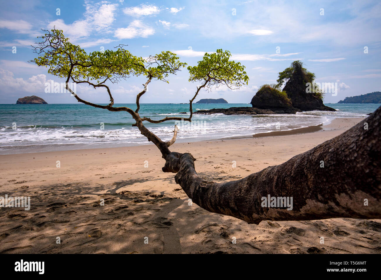 Coastal views of Espadilla Sur Beach, Manuel Antonio National Park