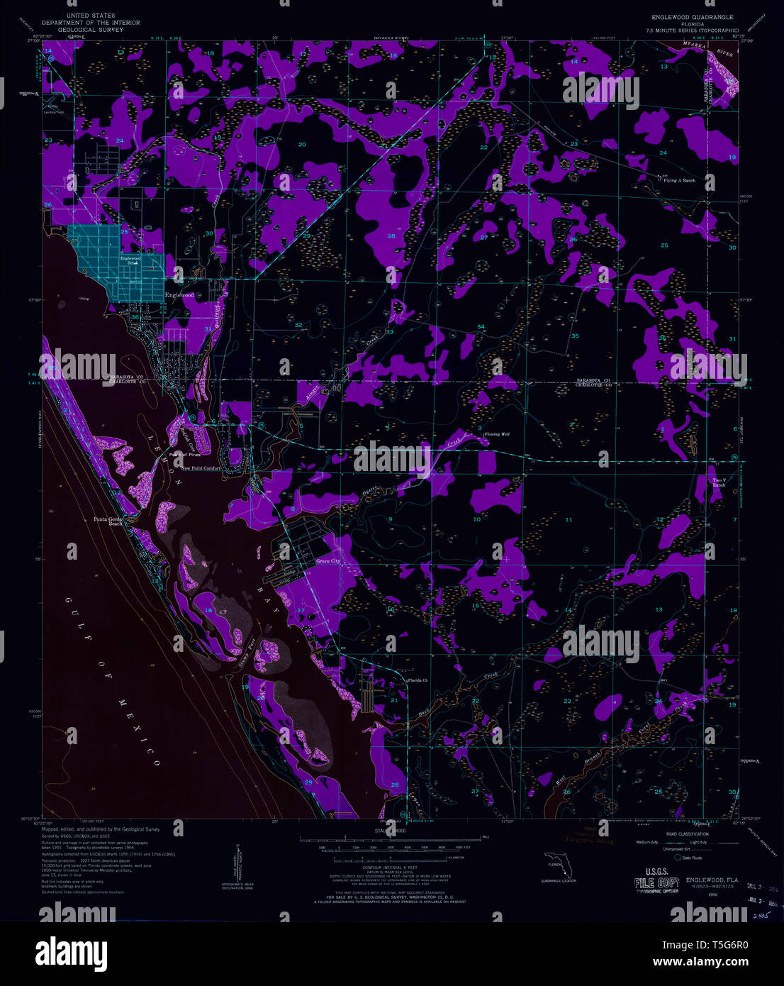 Englewood florida map hires stock photography and images Alamy