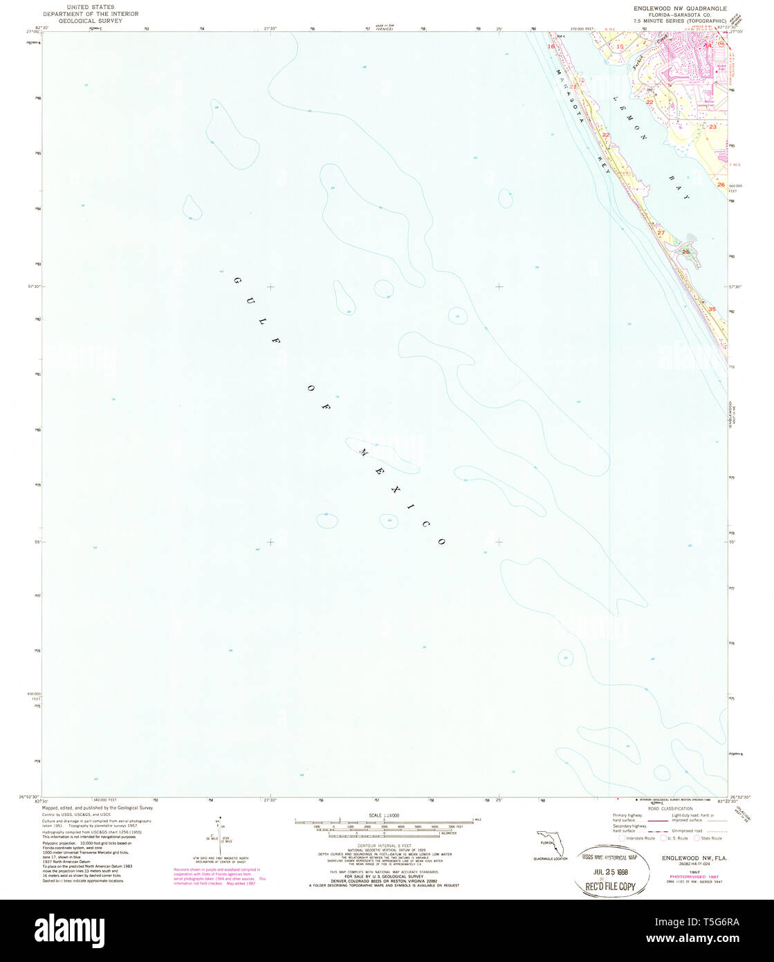 Englewood florida map hires stock photography and images Alamy